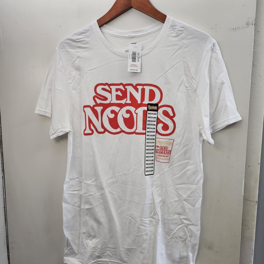 ISSI White and Red Short Sleeve Tee